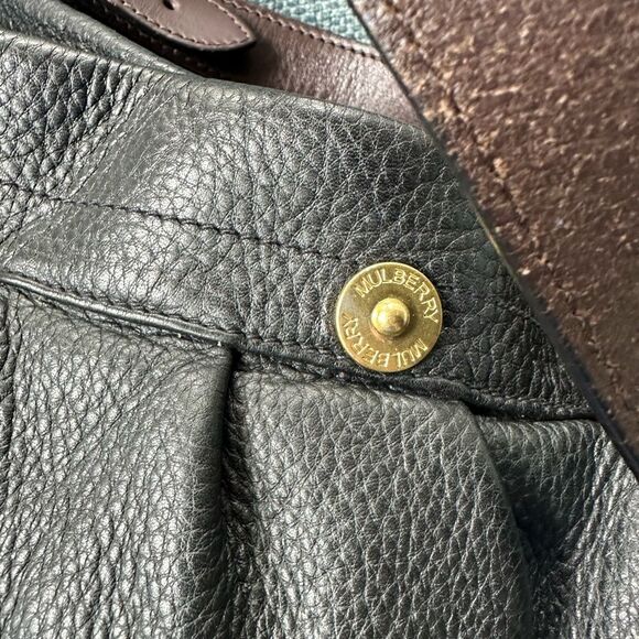 Mulberry Mitzy Tote in Black, Calfskin Leather - Picture 6 of 12